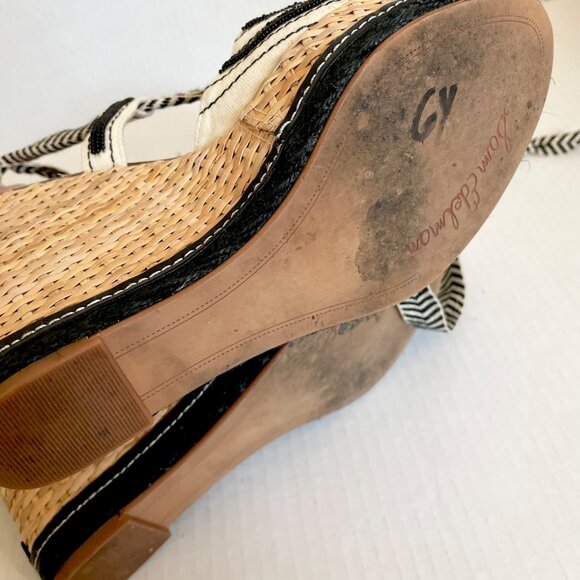 Sam Edelman Trey Beaded Lace-Up Espadrille Wedge Sandals - Picture 10 of 10